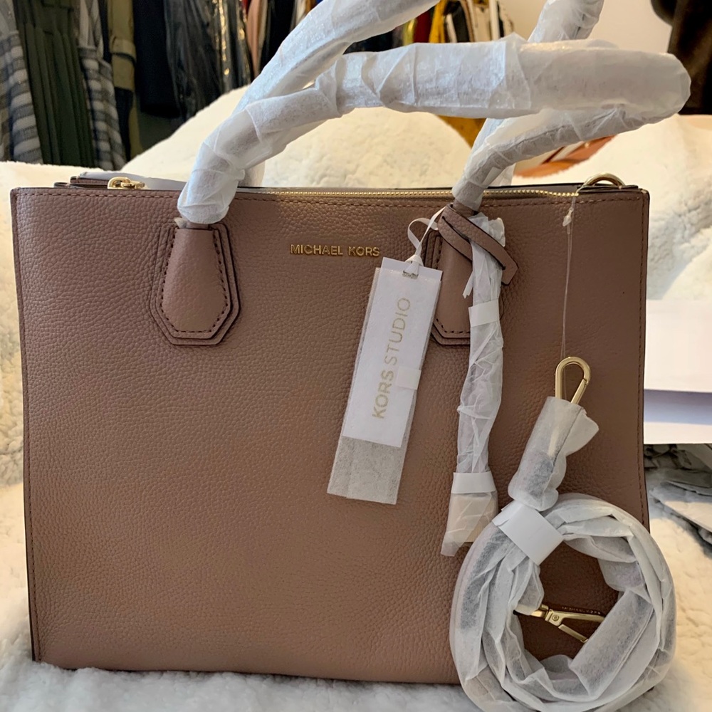 Michael Michael Kors Mercer Pebble Leather Tote